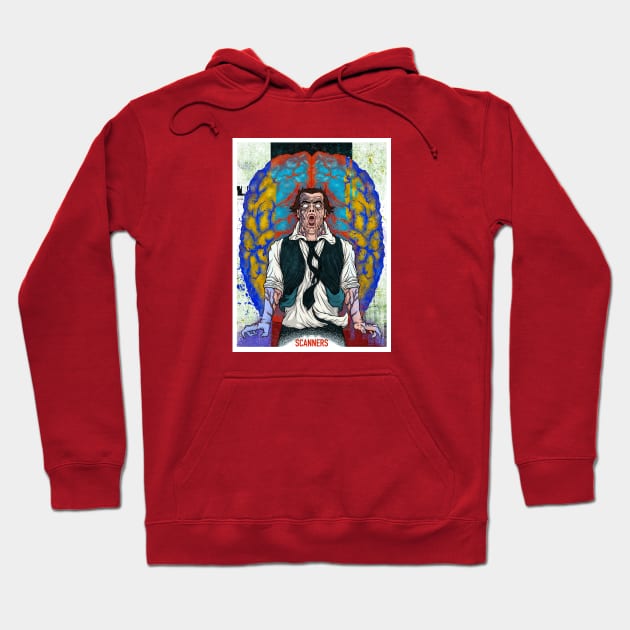 Scanners Hoodie by forcefedartanddesign
